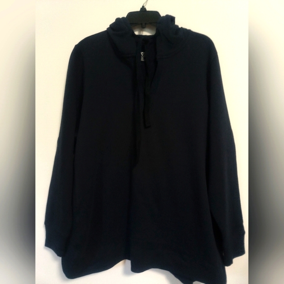 New Navy Blue Women Hoodie / Size 2X - Picture 2 of 5